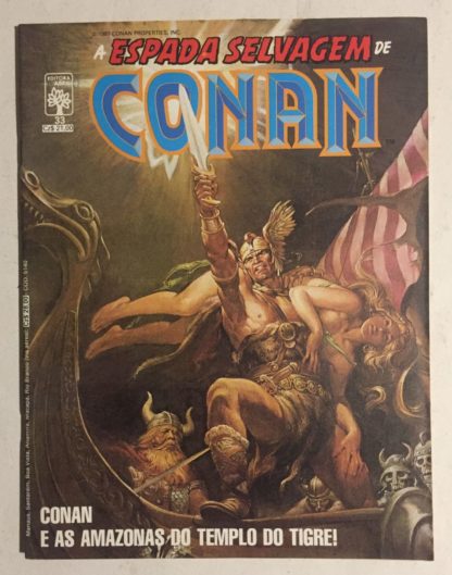 Espada Selvagem de Conan Nº 33 - 1ª Edição - Ed. Abril