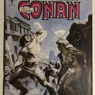 Espada Selvagem de Conan Nº 34 - 1ª Edição - Ed. Abril