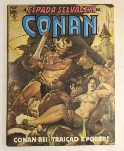 Espada Selvagem de Conan Nº 38 - 1ª Edição - Ed. Abril
