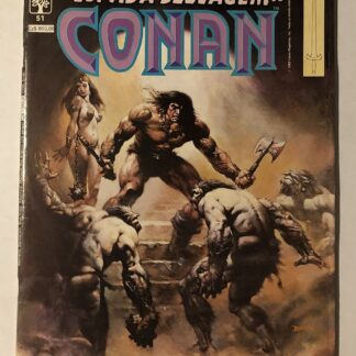 Espada Selvagem de Conan Nº 51 - 1ª Edição - Ed. Abril