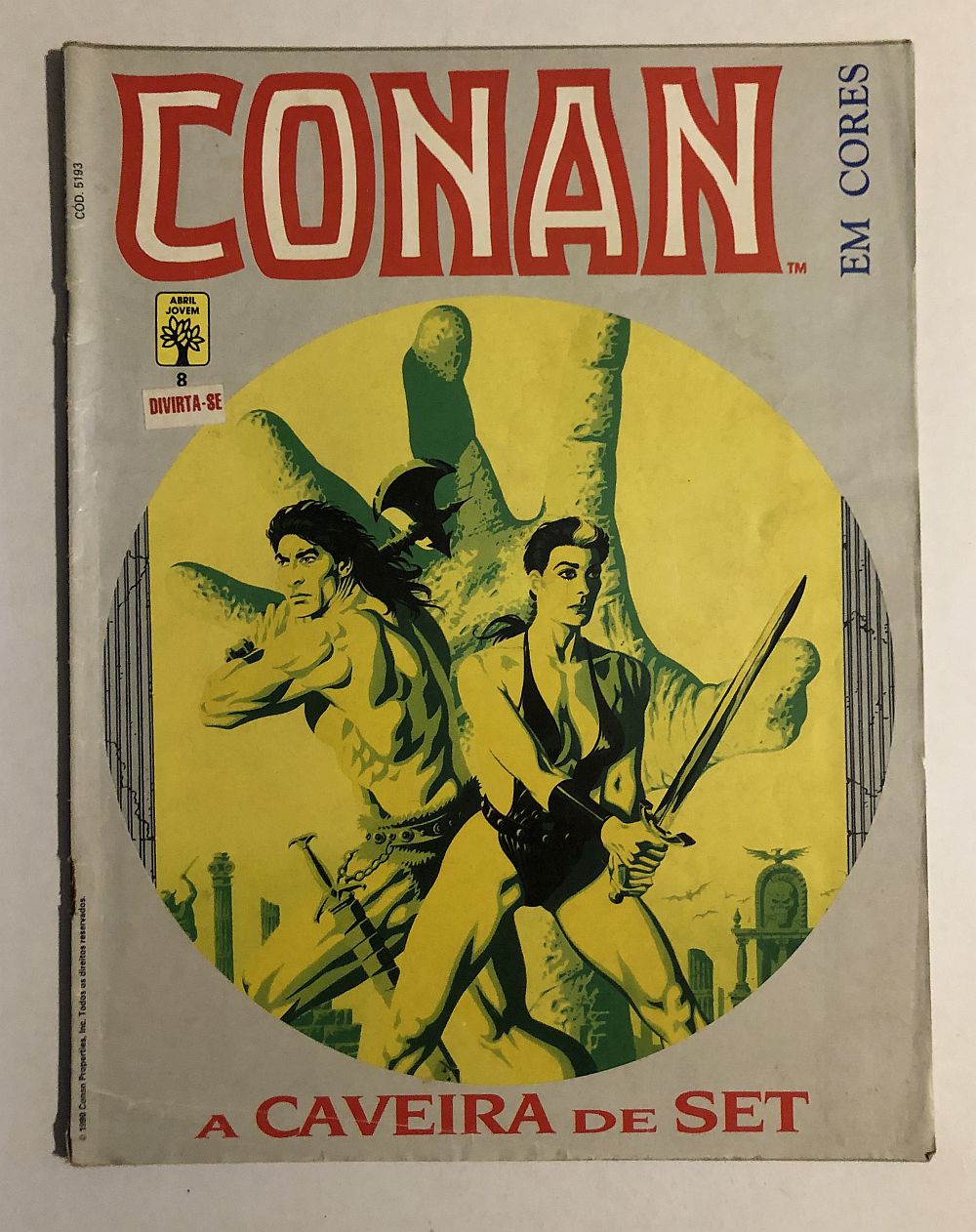 Conan Cores nº 8 Ed. Abril