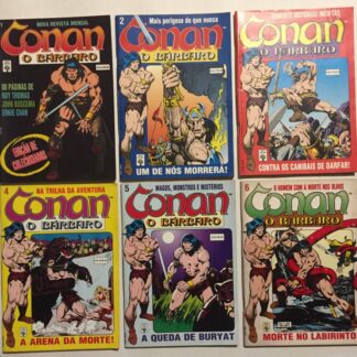 Conan o Bárbaro Ed. Abril Coleção Completa 1-59 Ótimo Estado!