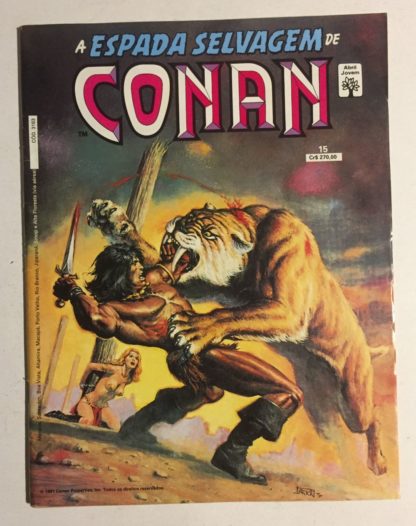 Espada Selvagem de Conan Nº 15 - Reedição - Ed. Abril