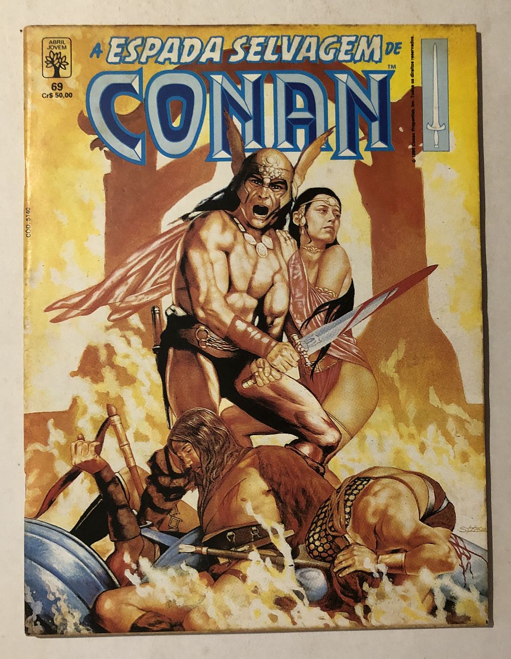 Espada Selvagem de Conan Nº 69 - Ed. Abril