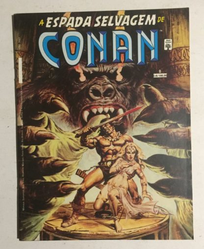 Espada Selvagem de Conan Nº 8 - Reedição - Ed. Abril