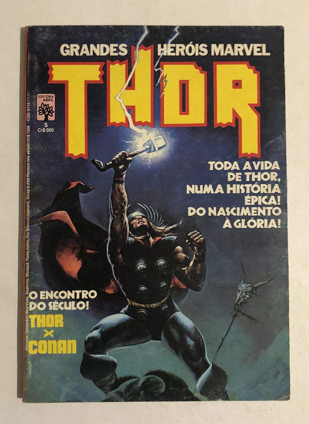 Grandes Heróis Marvel Nº 5 - Ed. Abril 1984