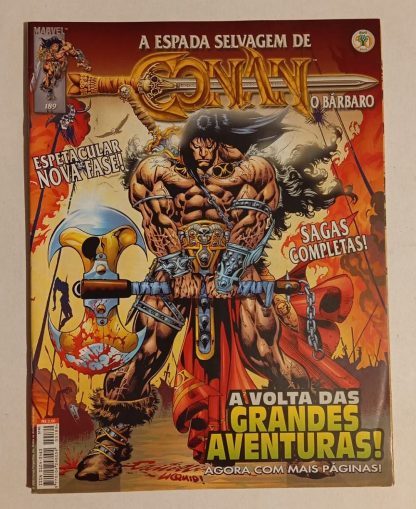 Espada Selvagem de Conan Nº 189 - Ed. Abril