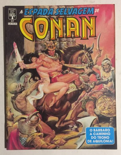 Espada Selvagem de Conan Nº 37 - 1ª Edição - Ed. Abril