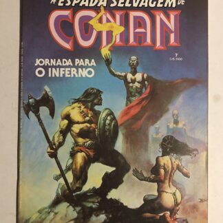 Espada Selvagem de Conan Nº 7 - 1ª Edição - Ed. Abril