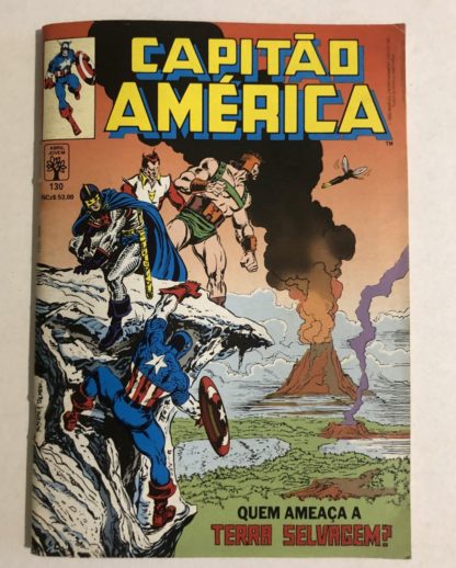 Capitão América nº 130 - Ed. Abril 1990 - Bom Estado