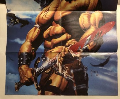 Conan O Bárbaro Revista Poster Nº 2 Ed Abril 1993 - Imagem 10