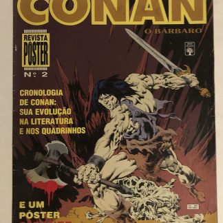 Conan O Bárbaro Revista Poster Nº 2 Ed Abril 1993