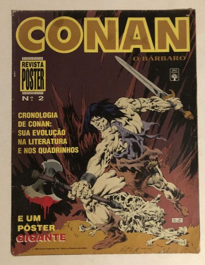 Conan O Bárbaro Revista Poster Nº 2 Ed Abril 1993