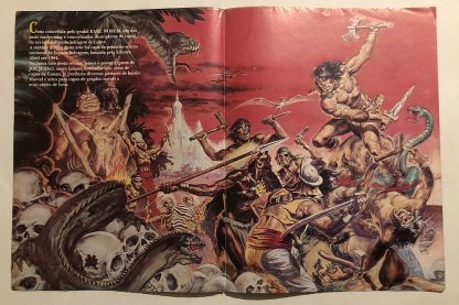 Conan O Bárbaro Revista Poster Nº 2 Ed Abril 1993 - Imagem 3