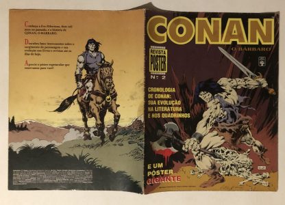Conan O Bárbaro Revista Poster Nº 2 Ed Abril 1993 - Imagem 4