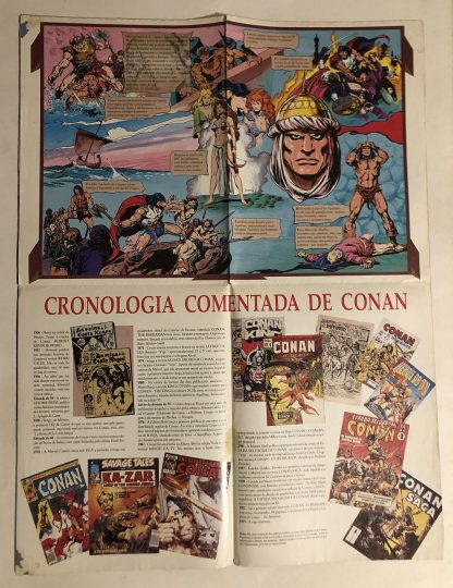 Conan O Bárbaro Revista Poster Nº 2 Ed Abril 1993 - Imagem 6