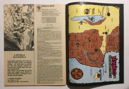 Espada Selvagem de Conan Nº 26 - 1ª Edição - Ed. Abril com pôster - Imagem 5