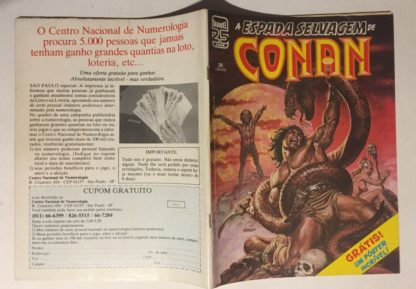 Espada Selvagem de Conan Nº 26 - 1ª Edição - Ed. Abril com pôster - Imagem 6