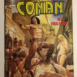 Espada Selvagem de Conan Nº 40 - 1ª Edição - Ed. Abril