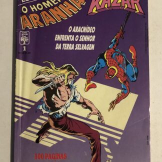Homem-Aranha e Kazar - Ed. Abril 1990
