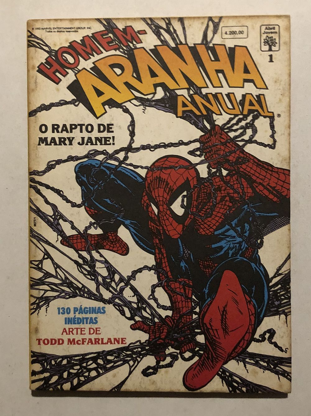 Homem-Aranha Anual nº 1 - Ed. Abril 1992