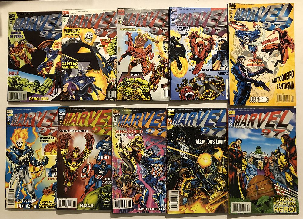 Marvel 97 Completa - Ed. Abril 1997