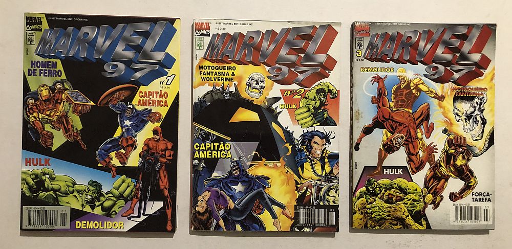 Marvel 97 Completa - Ed. Abril 1997 - Imagem 2