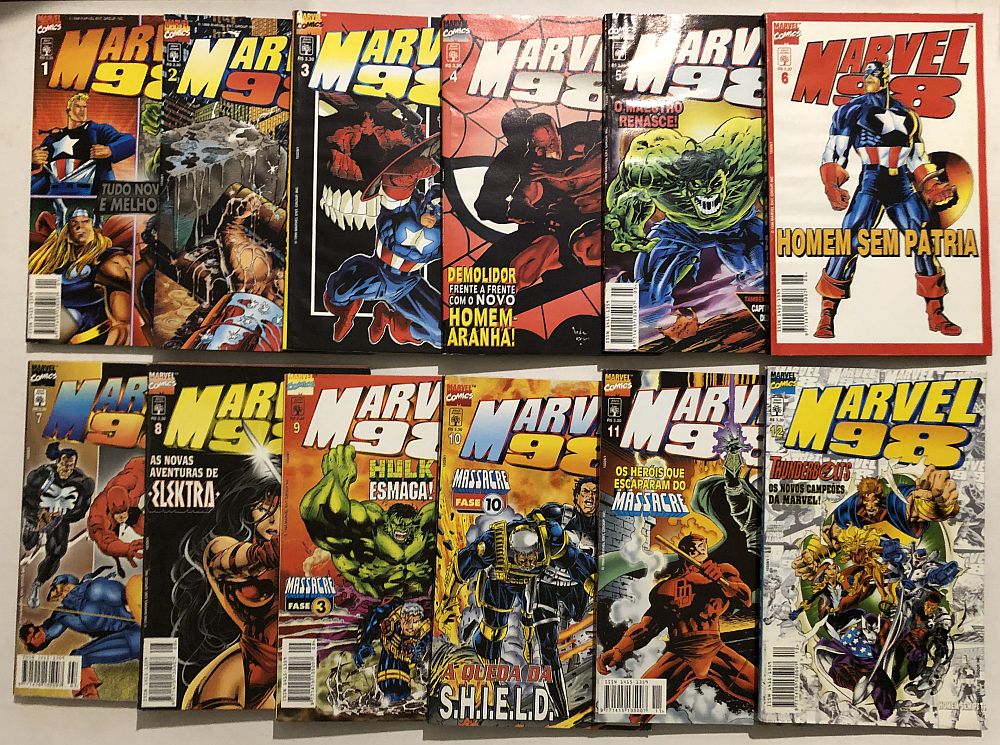 Marvel 98 - Completa - Ed. Abril 1998