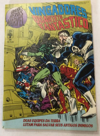 Grandes Heróis Marvel Nº 29 - Ed. Abril 1990