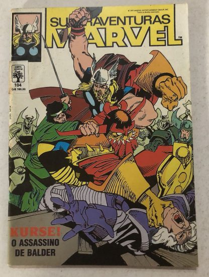Superaventuras Marvel nº 104 - Ed. Abril 1991