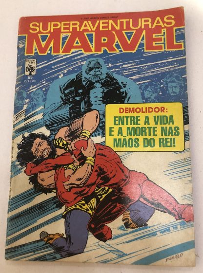 Superaventuras Marvel nº 55 - Ed. Abril 1987
