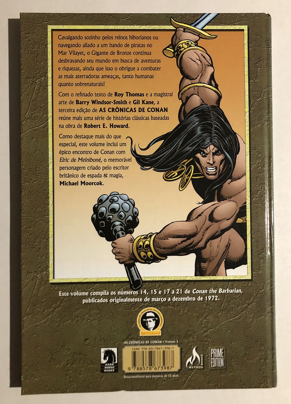 As CRÔNICAS DE CONAN vol 3 2019 Ed. Mythos - Imagem 2