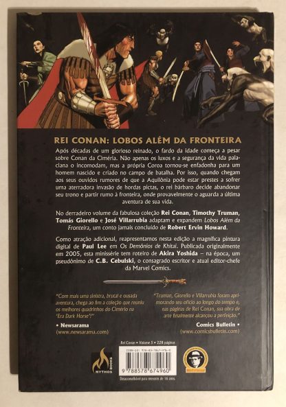 REI CONAN vol 5 Lobos Além da Fronteira 2019 Ed. Mythos - Imagem 2
