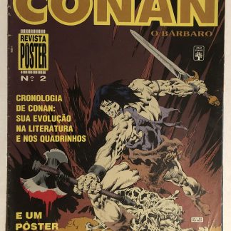 Conan O Bárbaro Revista Poster Nº 2 Ed Abril 1993