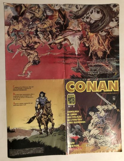 Conan O Bárbaro Revista Poster Nº 2 Ed Abril 1993 - Imagem 6