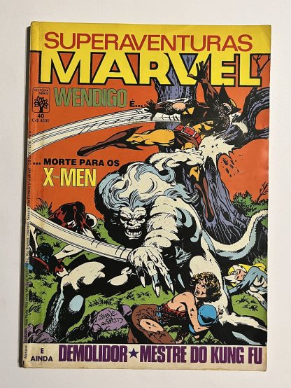 Superaventuras Marvel nº 40 - Ed. Abril 1985