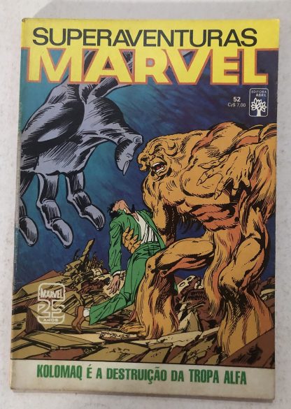 Superaventuras Marvel nº 52 - Ed. Abril 1986