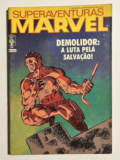 Superaventuras Marvel nº 66 - Ed. Abril 1987