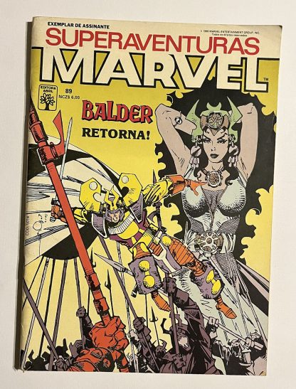 Superaventuras Marvel nº 89 - Ed. Abril 1989