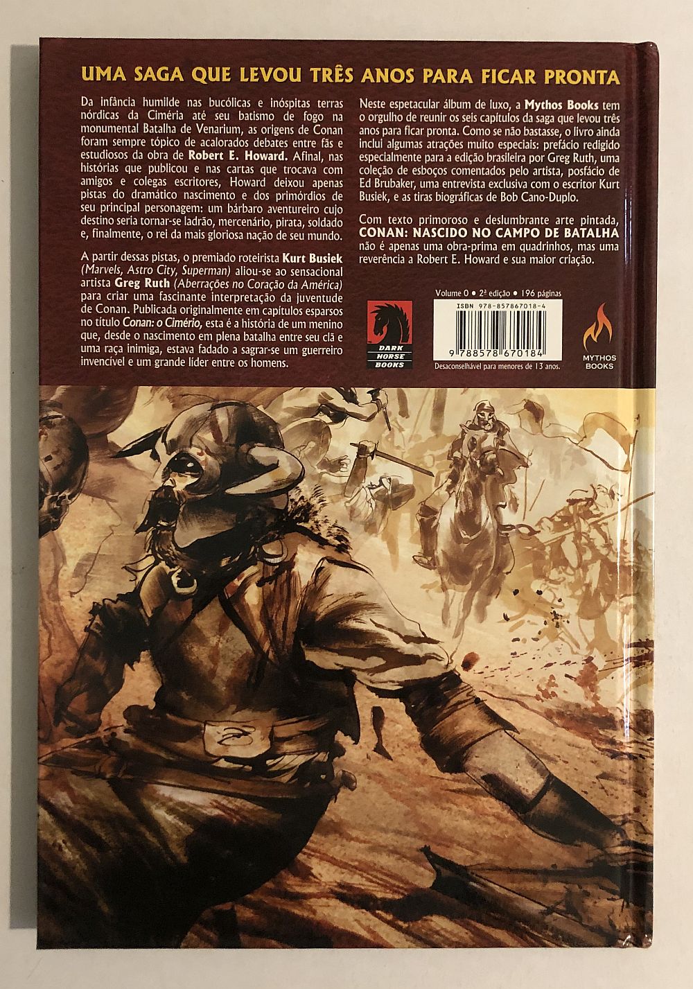 Conan Nascido em Campo de Batalha 2014 Ed. Mythos - Imagem 2