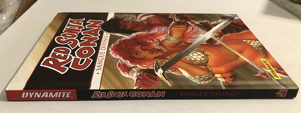 RED SONJA E CONAN Sangue Divino 2017 Ed. Mythos - Imagem 3