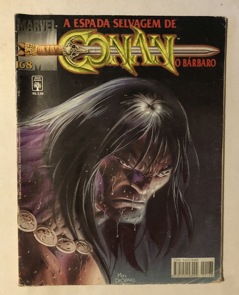 Espada Selvagem de Conan Nº 168 - Ed. Abril