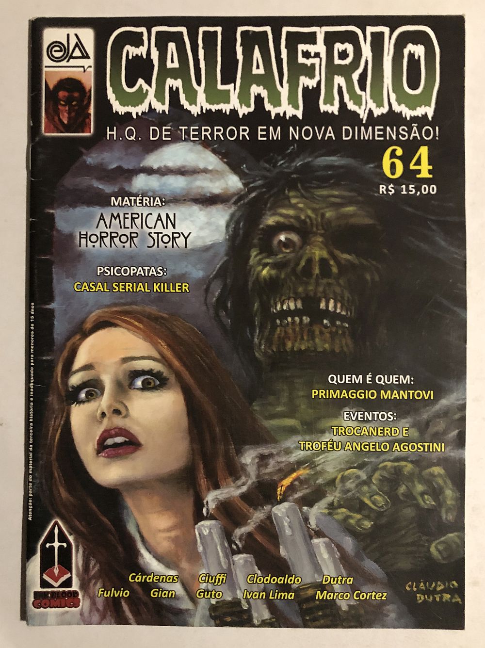 Calafrio nº 64 - 2019 Ed. InkBlood Comics