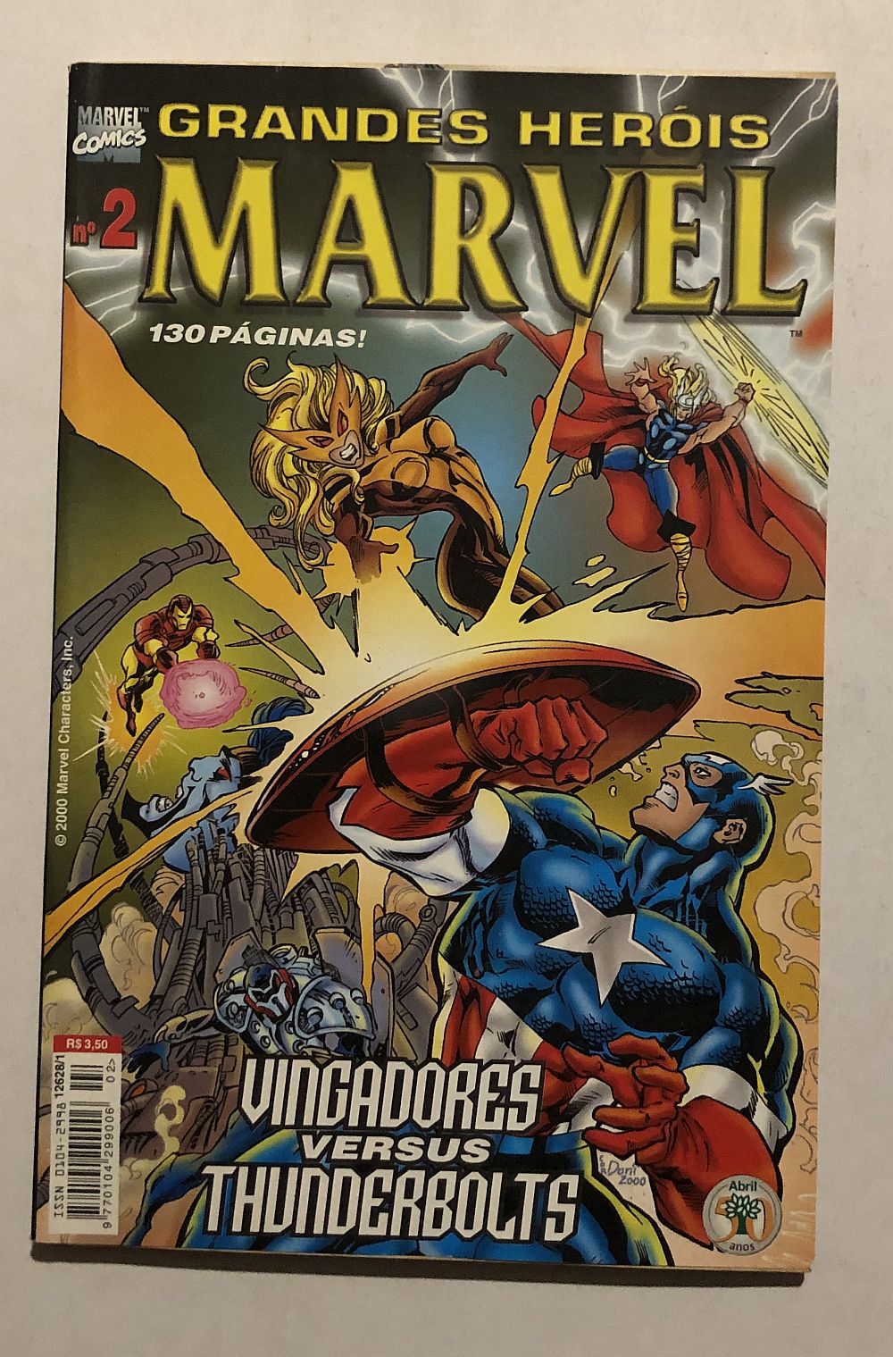 Grandes Heróis Marvel 2ª Serie Nº 2 - Ed. Abril 2000