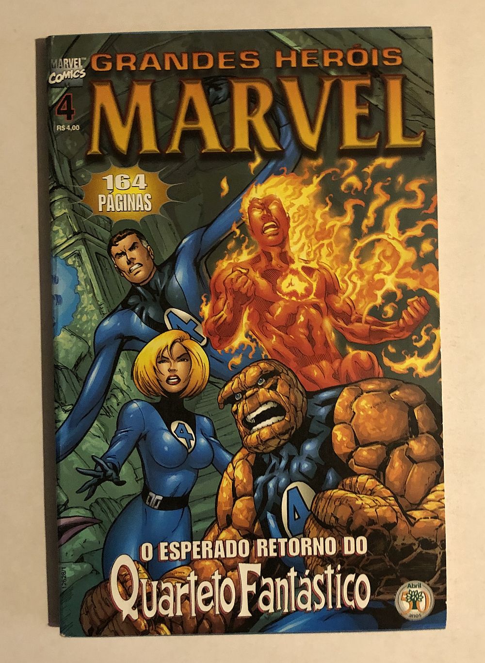 Grandes Heróis Marvel 2ª Serie Nº 4 - Ed. Abril 2000