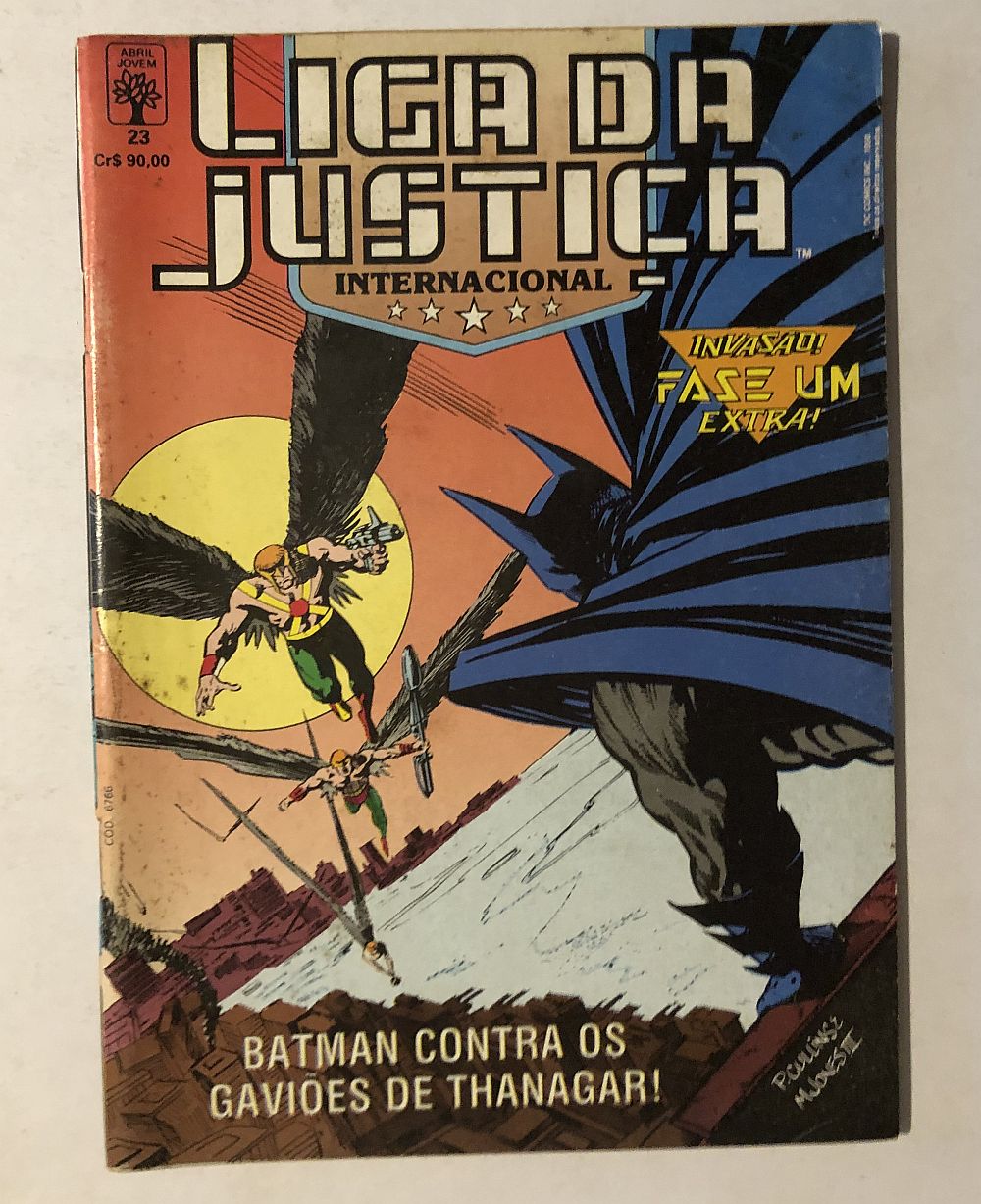 Liga da Justiça 1ª Série nº 23 - Ed. Abril 1990