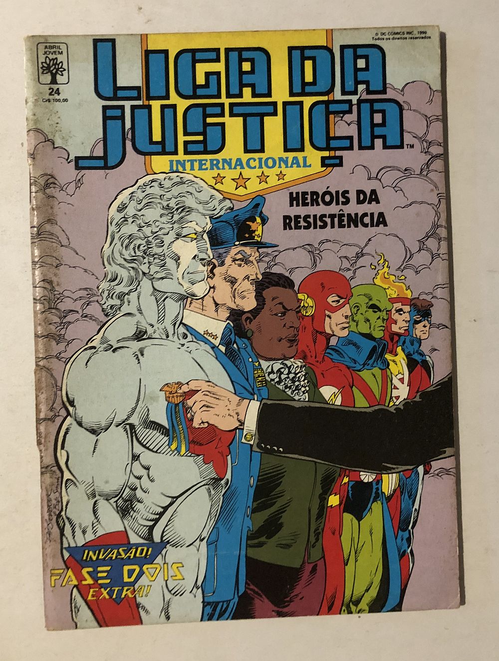 Liga da Justiça 1ª Série nº 24 - Ed. Abril 1990