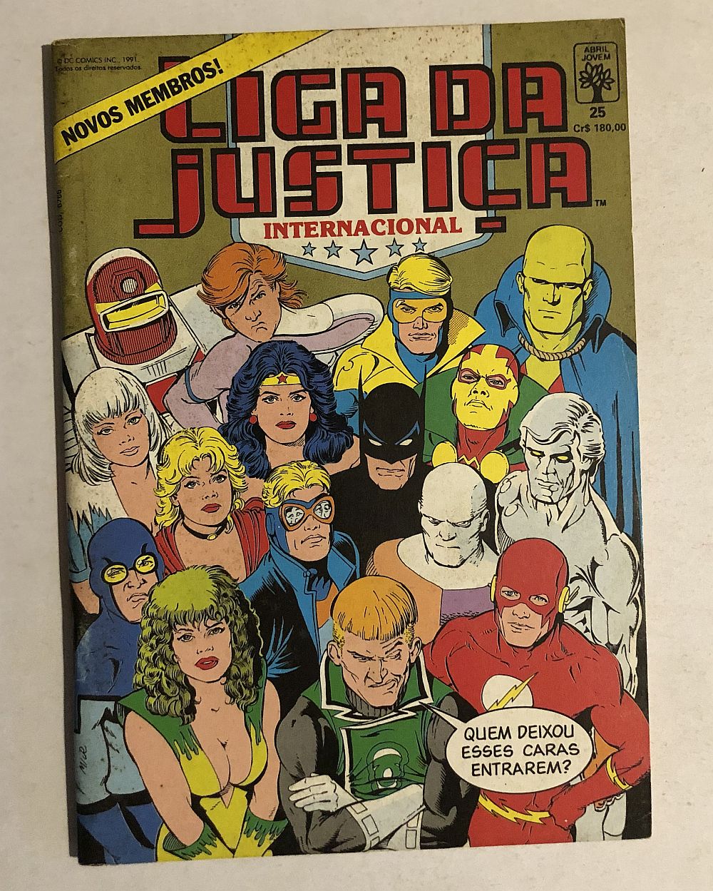 Liga da Justiça 1ª Série nº 25 - Ed. Abril 1991