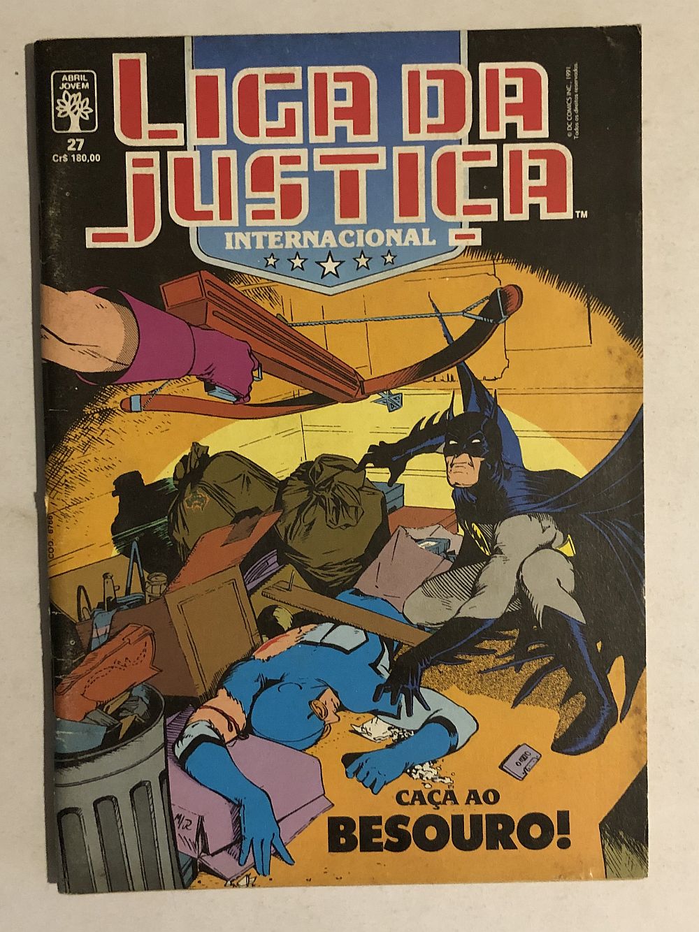 Liga da Justiça 1ª Série nº 27 - Ed. Abril 1991