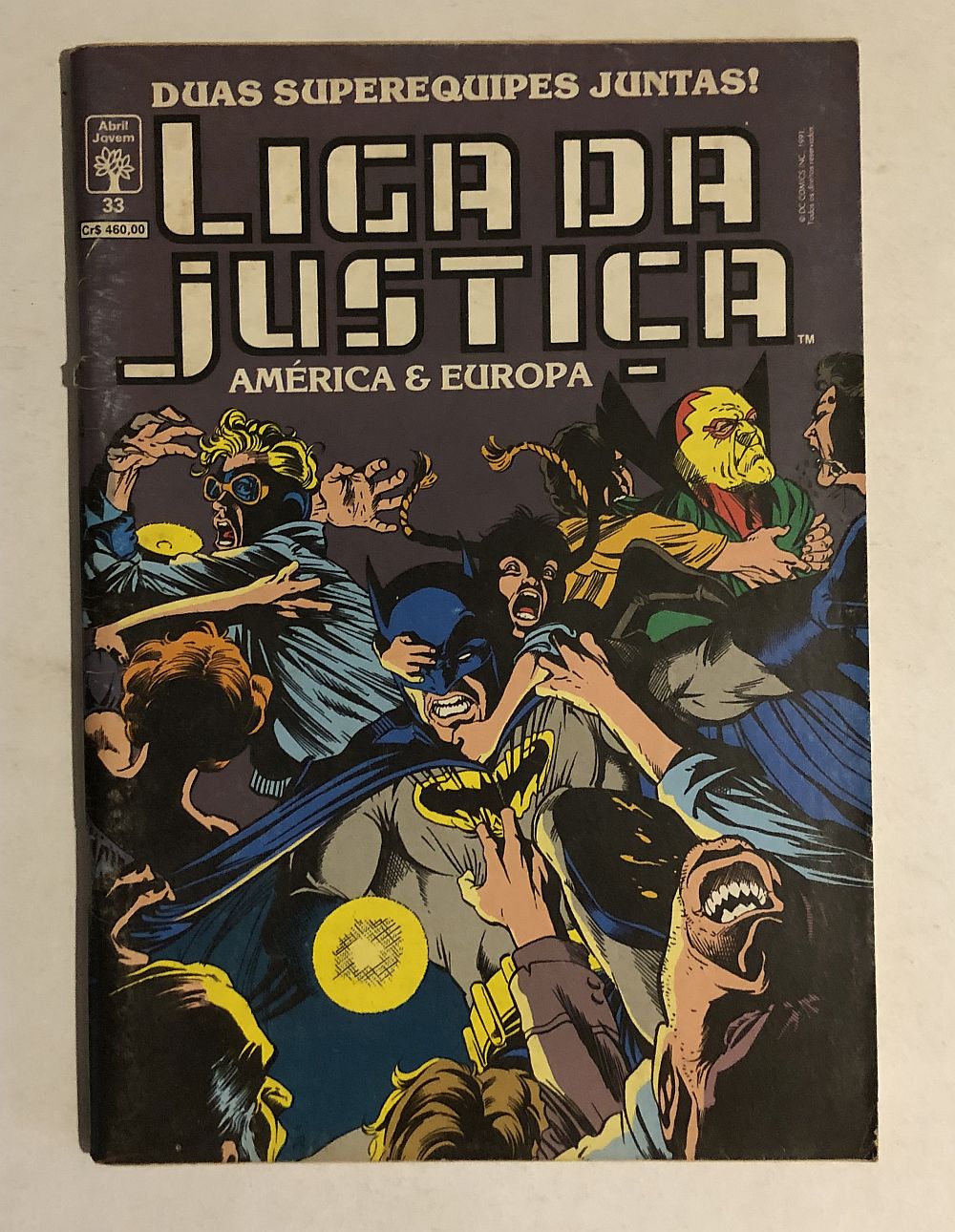 Liga da Justiça 1ª Série nº 33 - Ed. Abril 1991